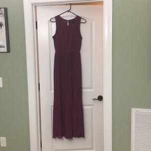 Purple maxi dress